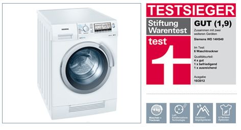 Siemens wd15g442 waschtrockner test